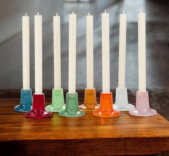 British Colour Standard :: Glass Candleholder