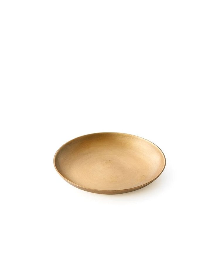 Fog Linen :: Brass Round Plate, Small