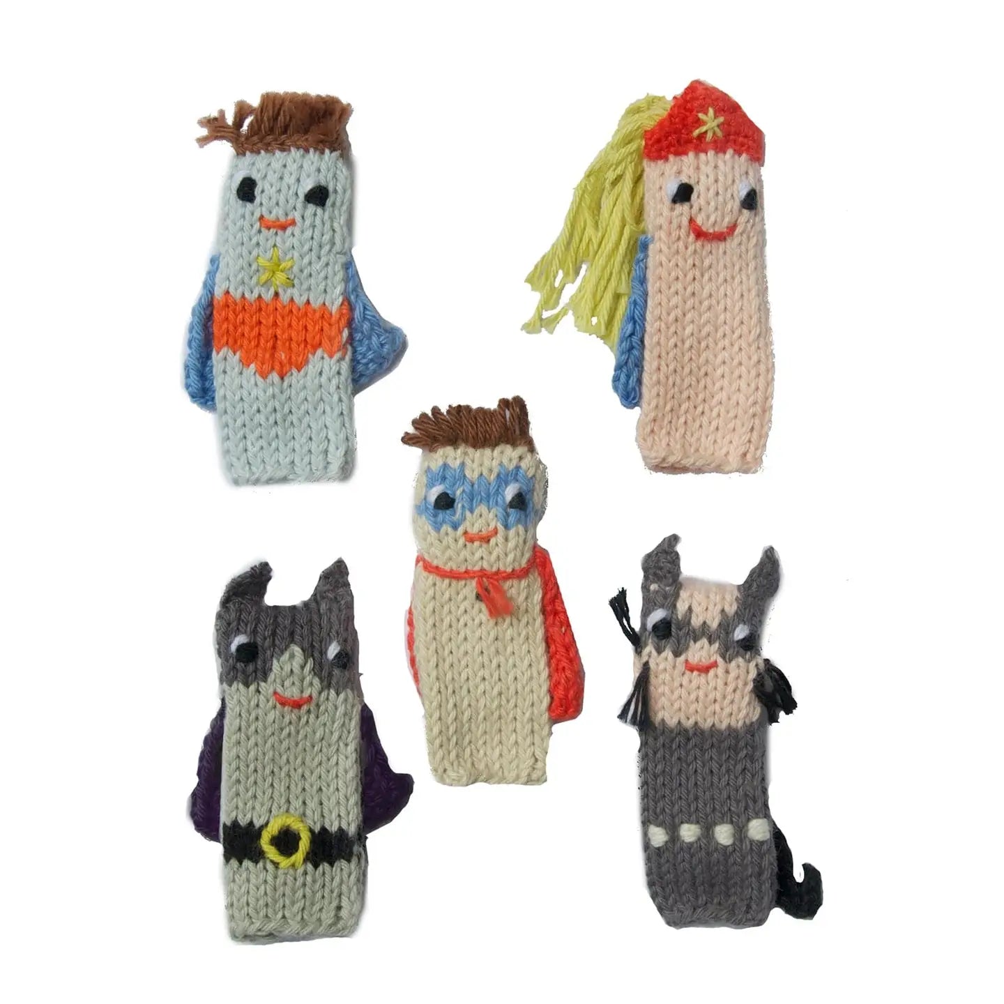 Blabla Kids :: Finger Puppets Super Hero, Set of 5