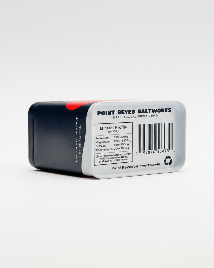 Point Reyes Saltworks :: California Sea Salt, 4 oz Tin