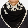Inoui Editions :: Feline 100 Square Scarf, Black