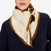 Inoui Editions :: Feline 100 Square Scarf, White