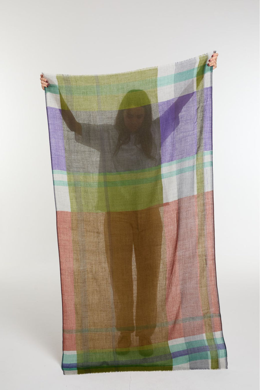 Mapoesie :: Divine Scarf, Brown/Green 100x190