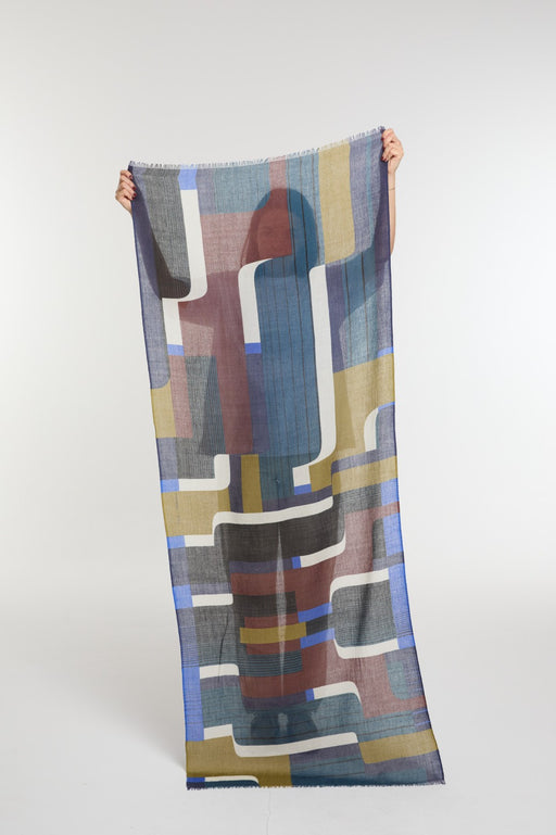 Mapoesie :: Petra Scarf, Blue 70x190cm