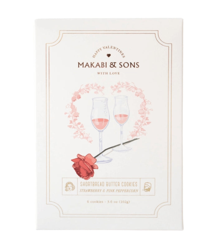 Makabi & Sons :: Strawberry & Pink Peppercorn Valentine's Cookies