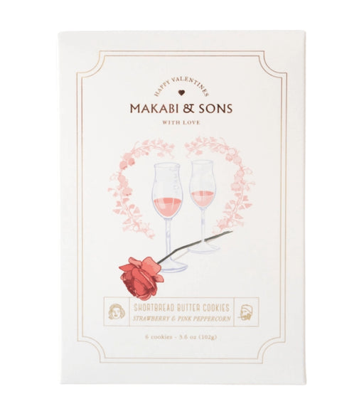 Makabi & Sons :: Strawberry & Pink Peppercorn Valentine's Cookies