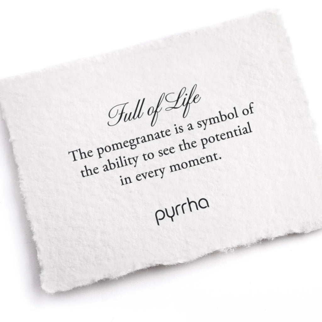 Pyrrha :: Full of Life Appreciation Silver Necklace 18"