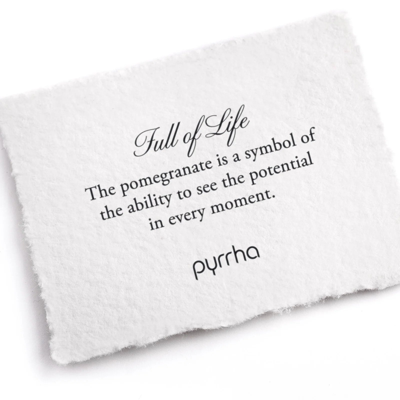 Pyrrha :: Full of Life Appreciation Silver Necklace 18"