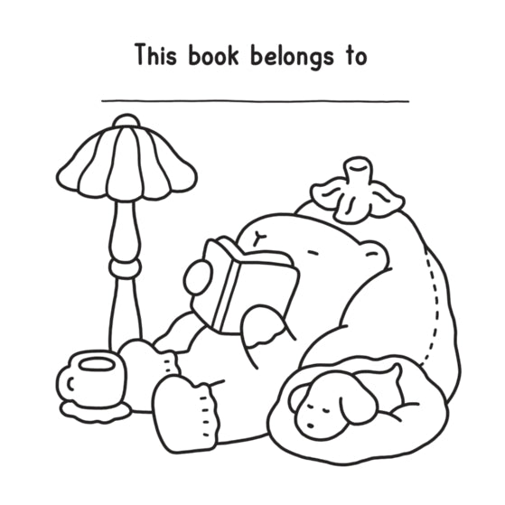 Cozy Capybara Coloring Book