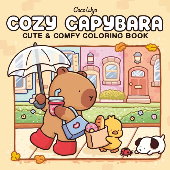 Cozy Capybara Coloring Book