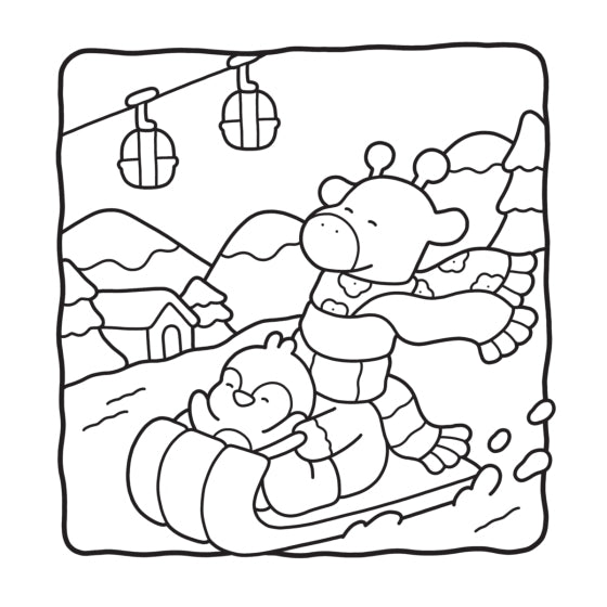 Cozy Days Coloring Book