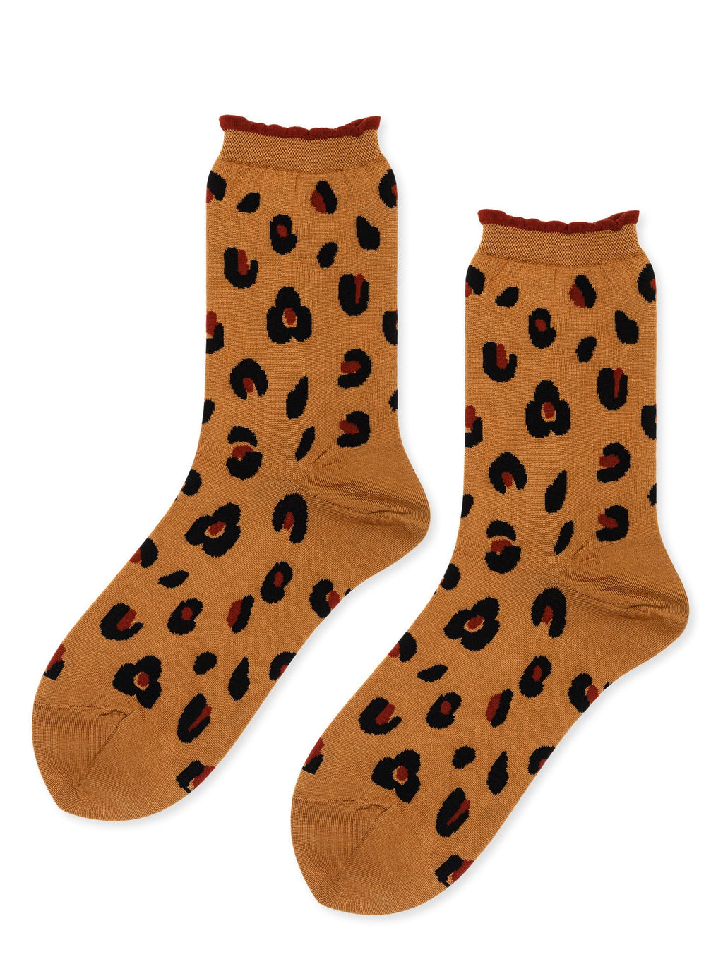 Hansel from Basel :: Cheetah Crew Sock