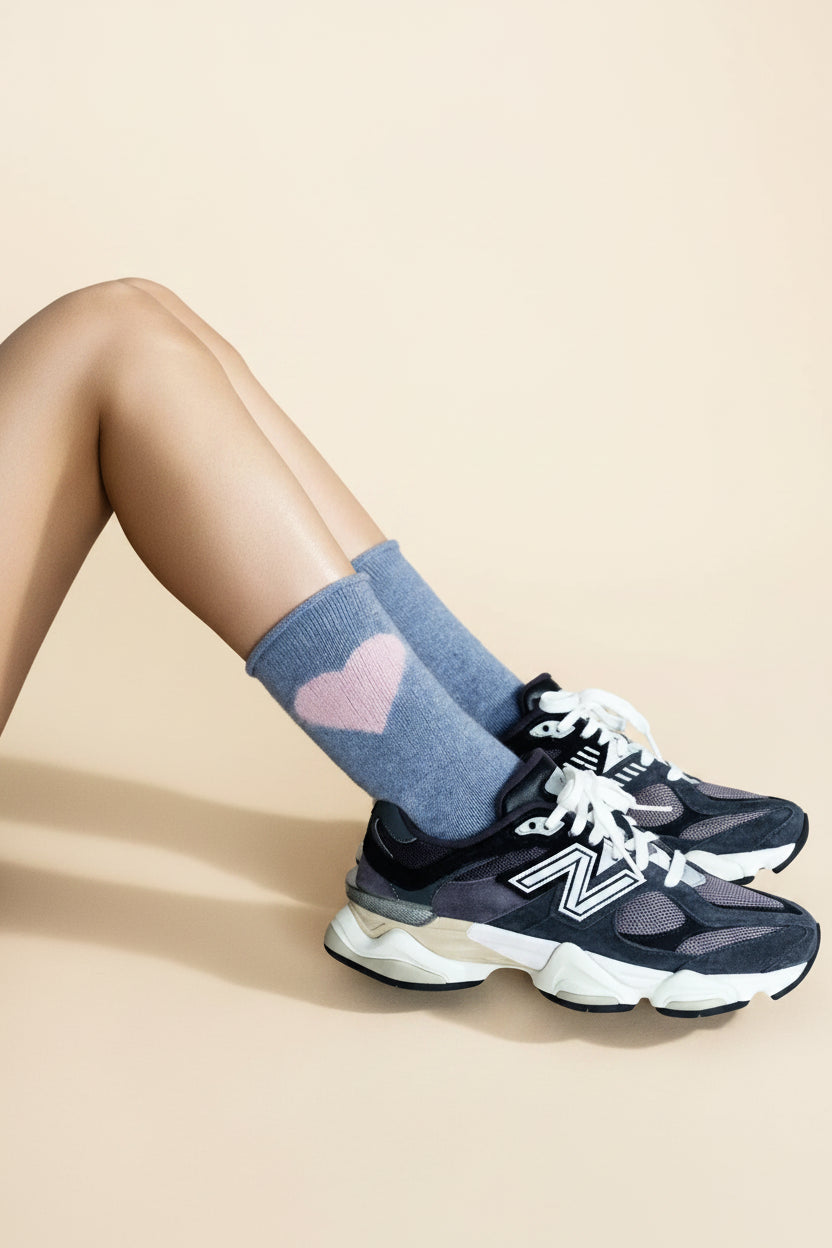 Hansel from Basel :: Love Cashmere Crew, Denim