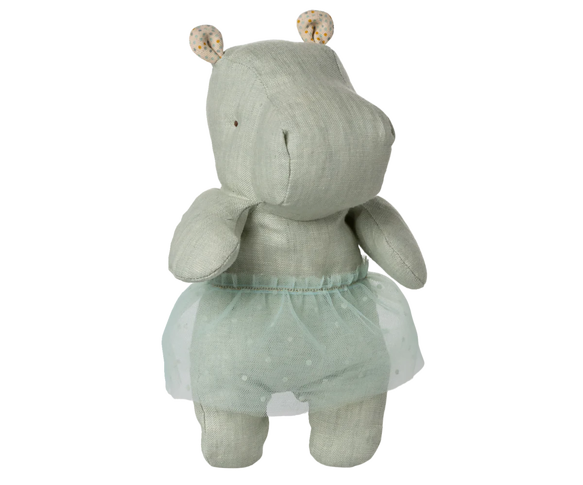 Maileg :: Small Hippo w/Skirt, Mint