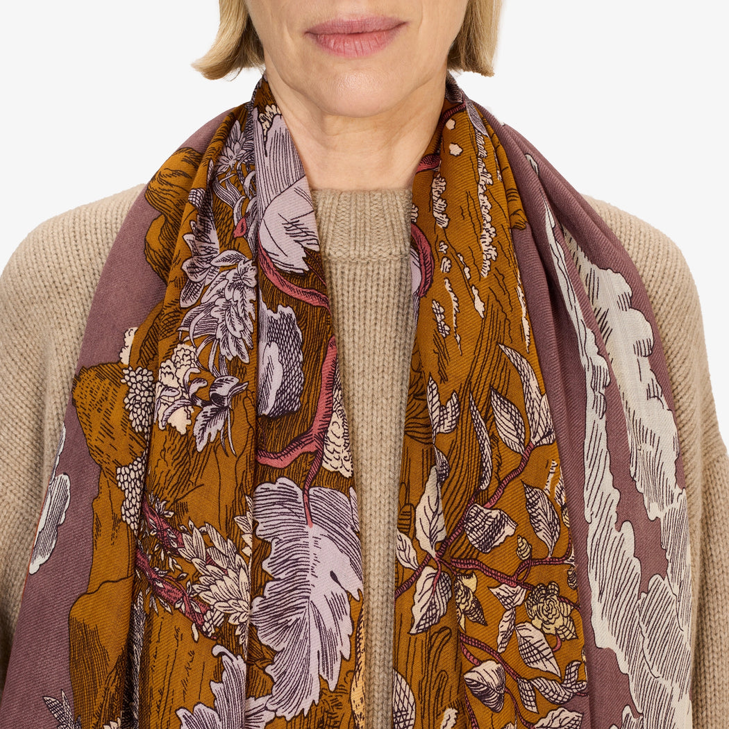 Inoui Editions :: Histoire 70 Scarf, Purple
