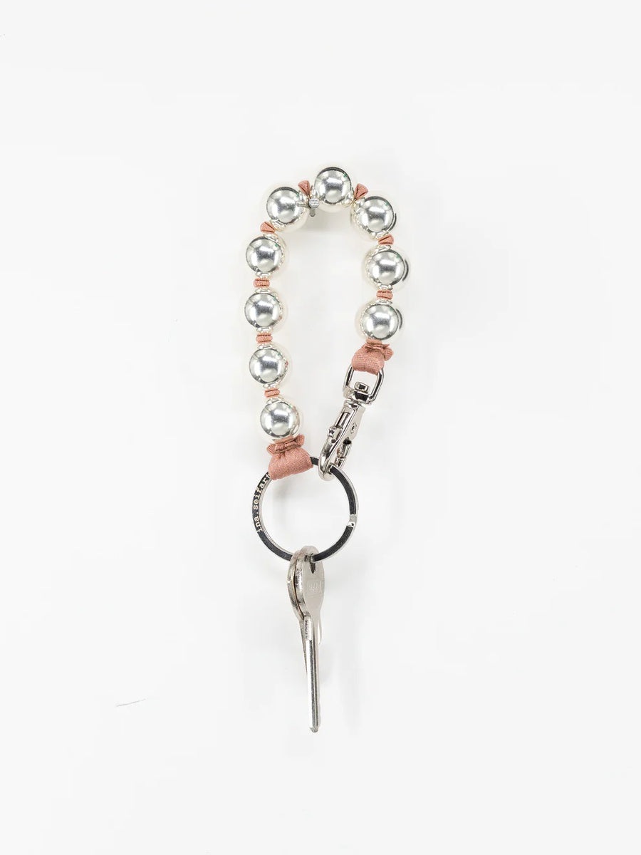 Ina Seifart :: Large Silver Bead Keychain, Mousse