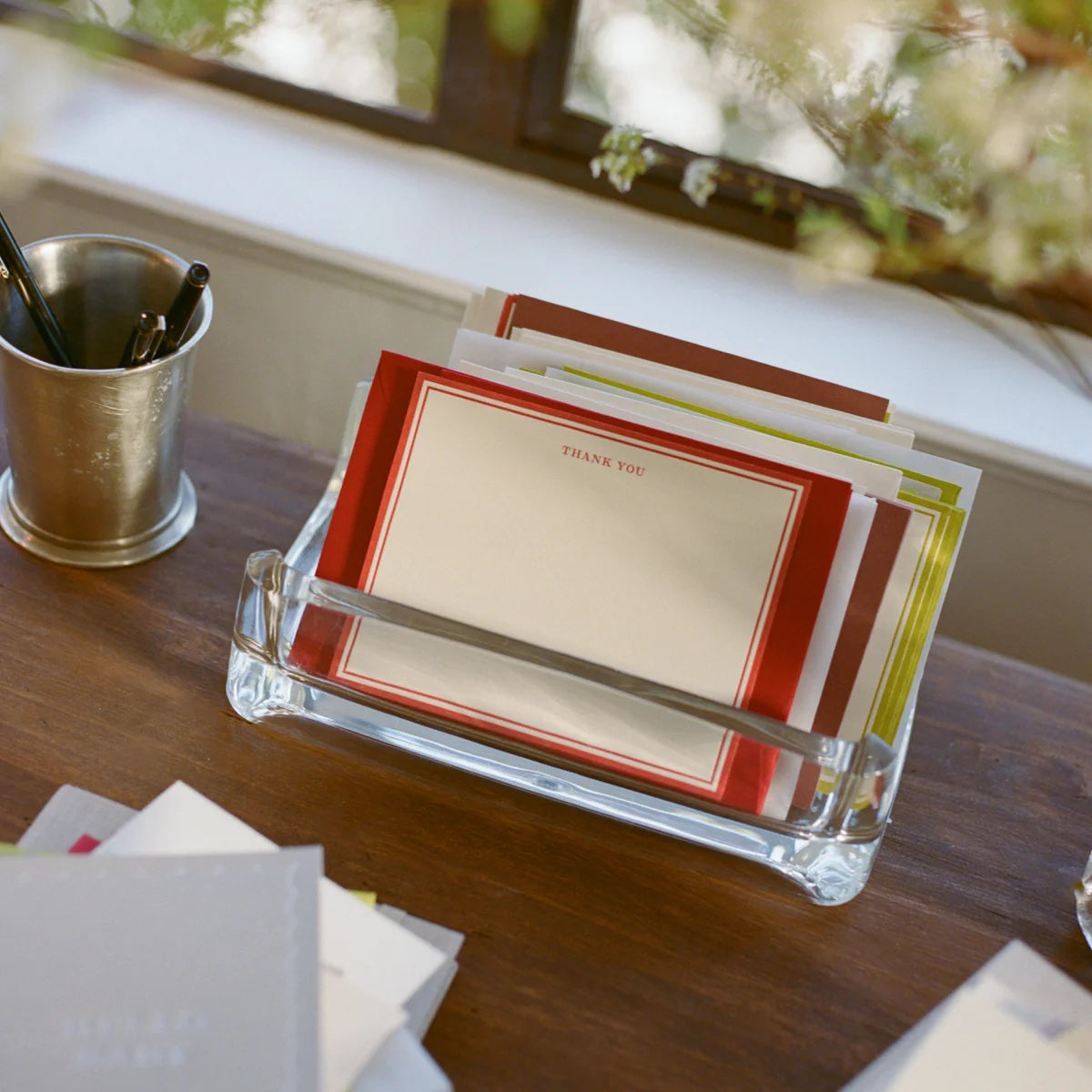 Jaymes Paper :: Thank You Card Box Set, Scarlet
