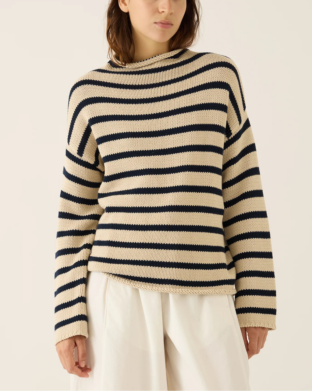 Demylee :: Lamis Stripe Cotton Sweater