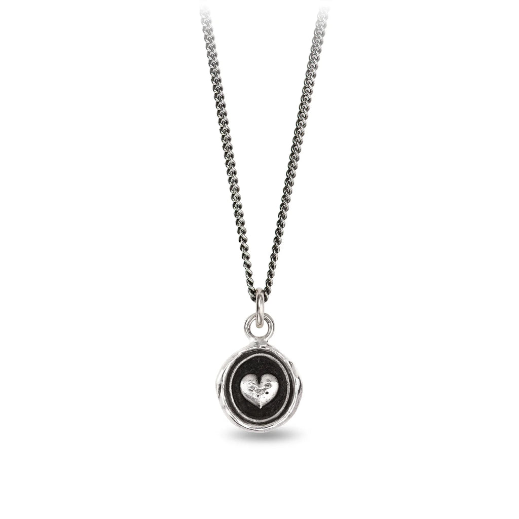 Pyrrha :: Loving Appreciation Silver Necklace 16"