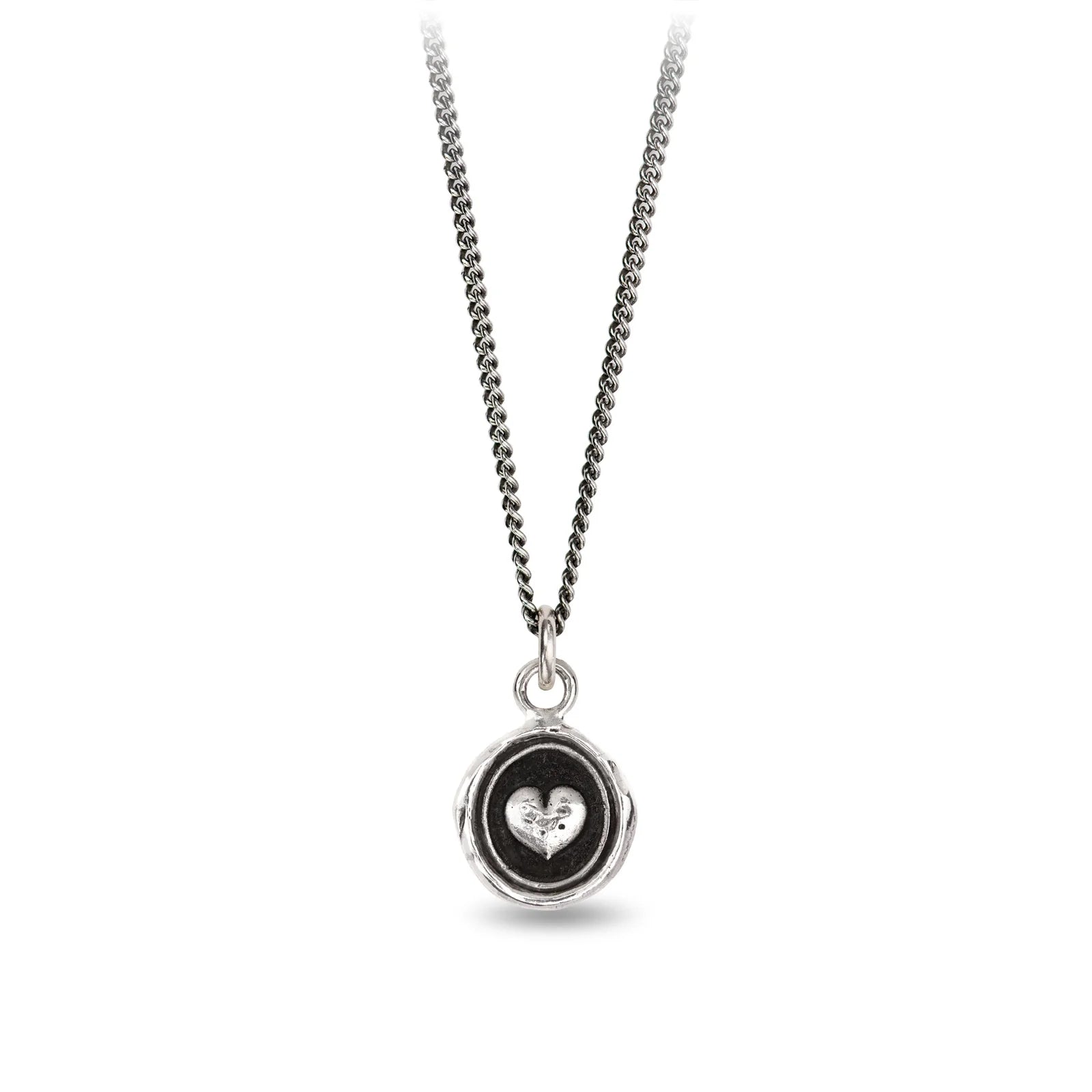 Pyrrha :: Loving Appreciation Silver Necklace 16"