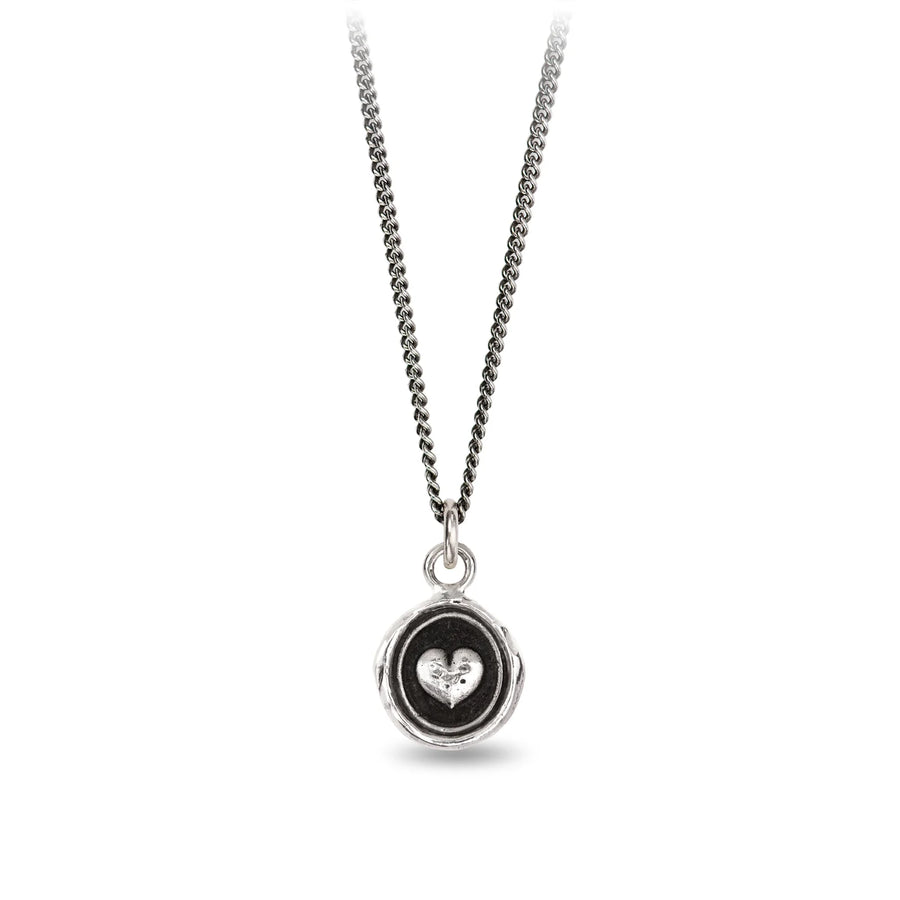 Pyrrha :: Loving Appreciation Silver Necklace 16"