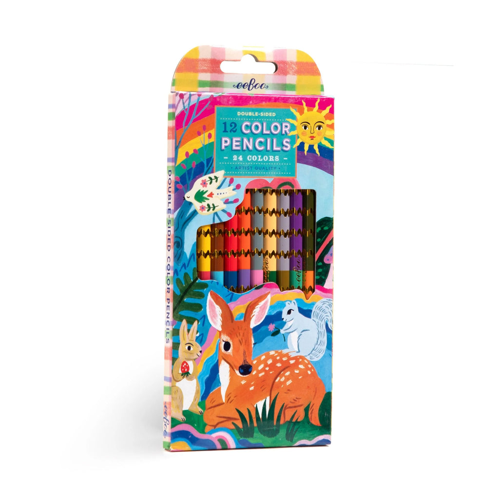 Eeboo :: Fawn & Sun 12 Double Sided Pencils