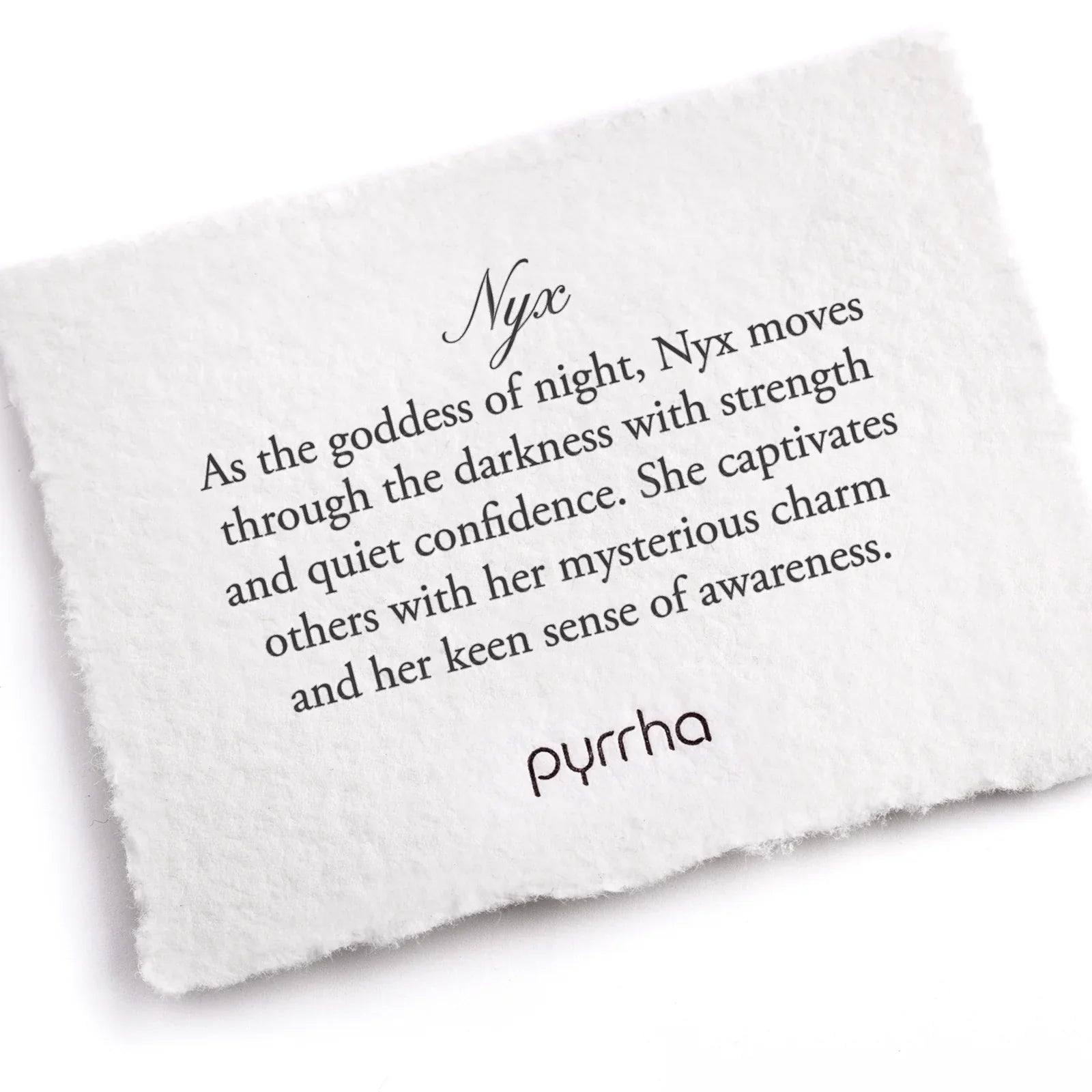 Pyrrha :: Nyx Goddess Silver Necklace 18"