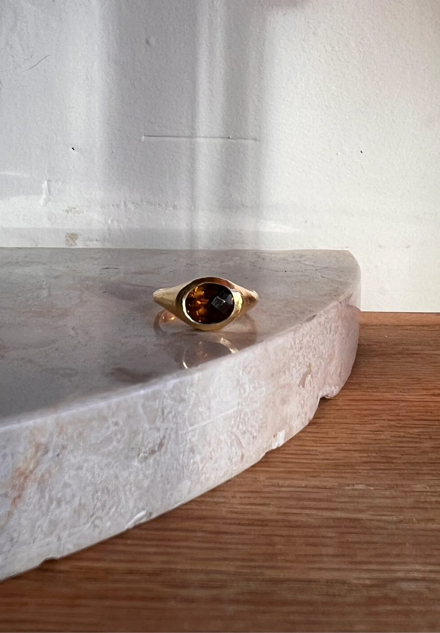 Mercurial Studio :: Odessa Ring, Whiskey Quartz