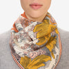 Inoui Editions :: Histoire 70 Square Scarf, Orange