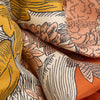 Inoui Editions :: Histoire 70 Square Scarf, Orange