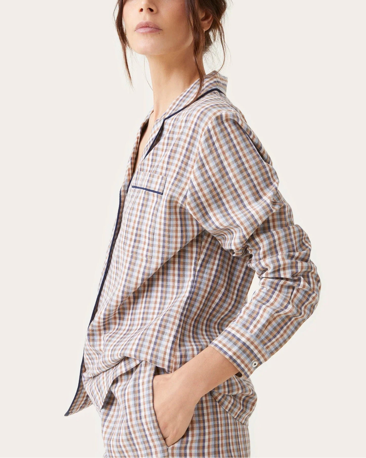 Scarlette Ateliers :: Thelma Pajama, Moka Check