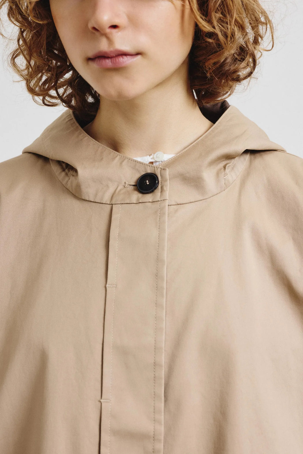 Pomandere :: Cotton drill cape coat