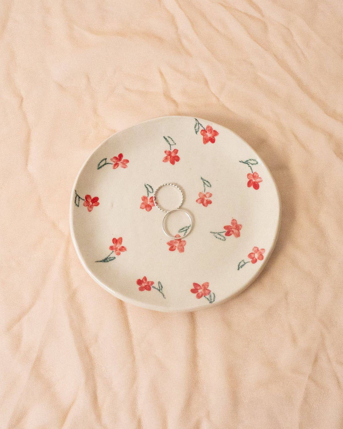 Erika Christine Ceramics :: Red Poppy Catchall Plate
