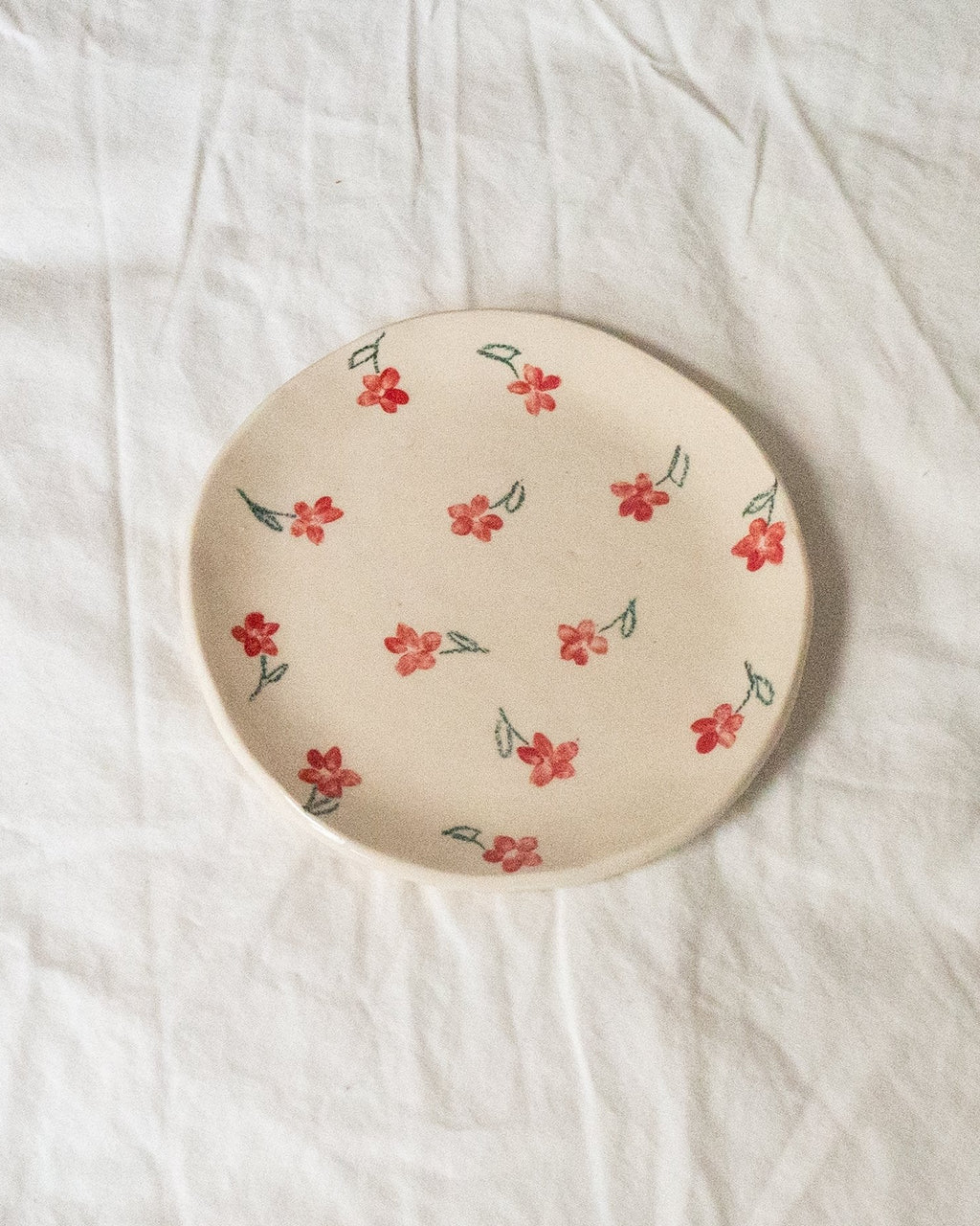 Erika Christine Ceramics :: Red Poppy Catchall Plate