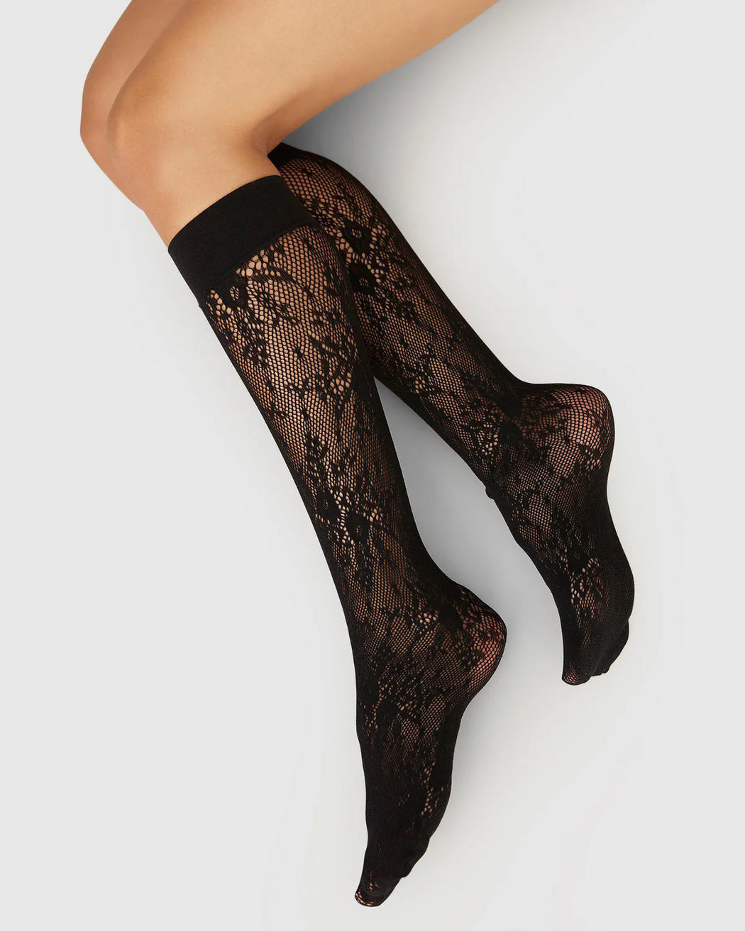 Swedish Stockings :: Rosa Lace Knee High Socks