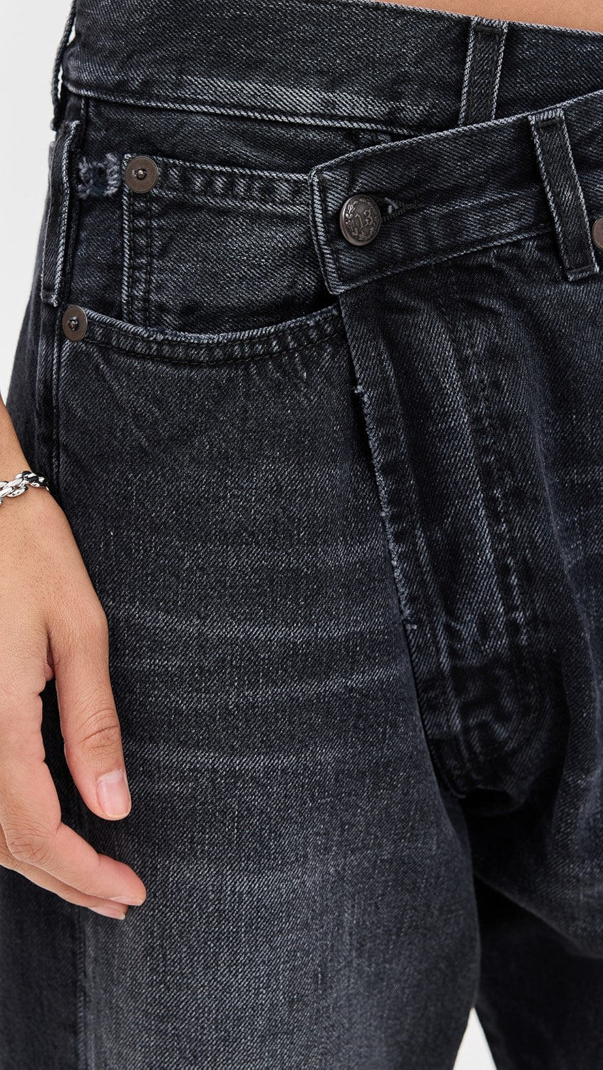 R13 :: Crossover Jean, Essex Black