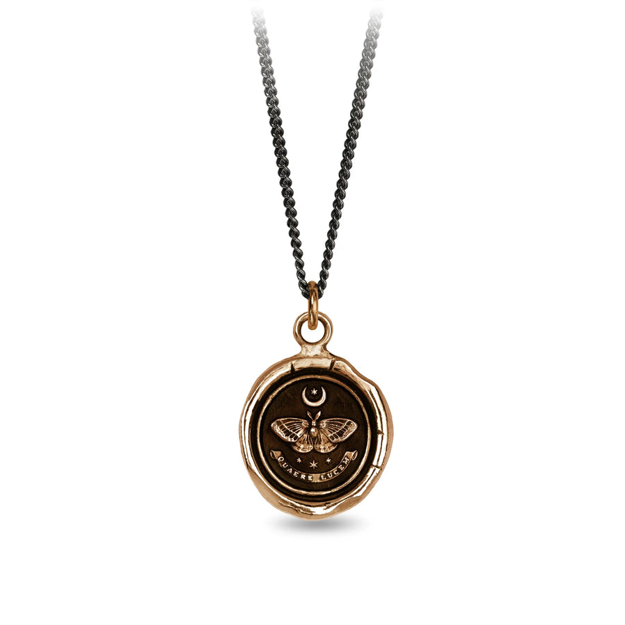 Pyrrha :: Seek the Light Bronze Necklace 18"