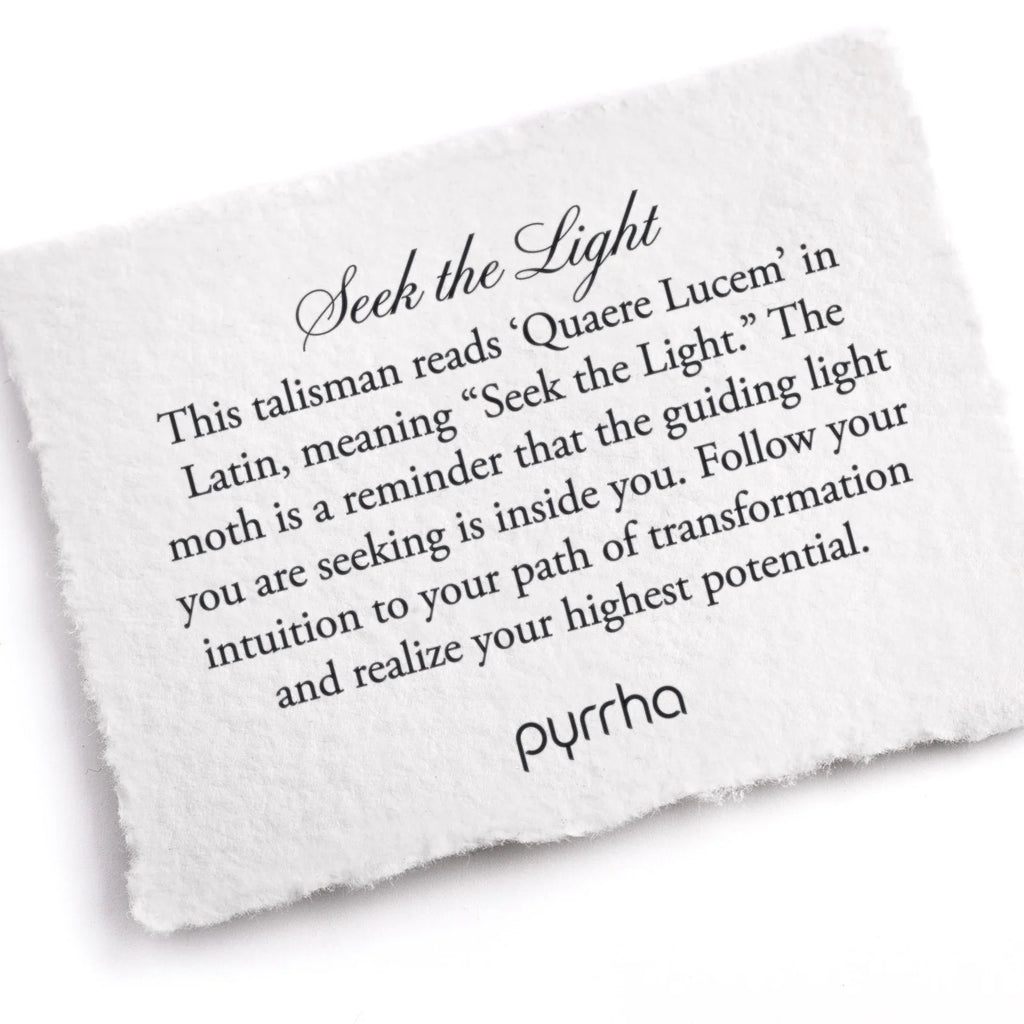 Pyrrha :: Seek the Light Silver Necklace 18"