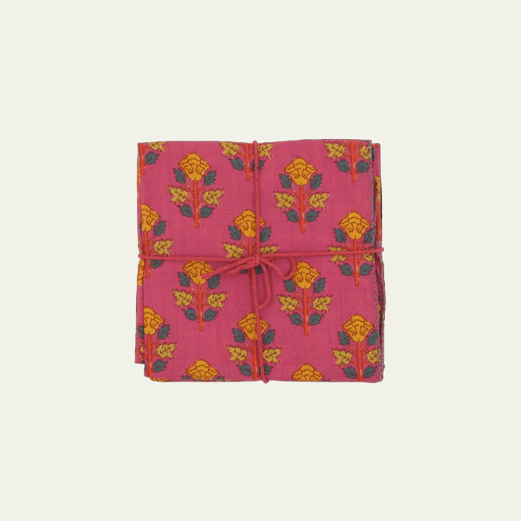 Suzette :: Napkins Belladone Carmine, Set of 4