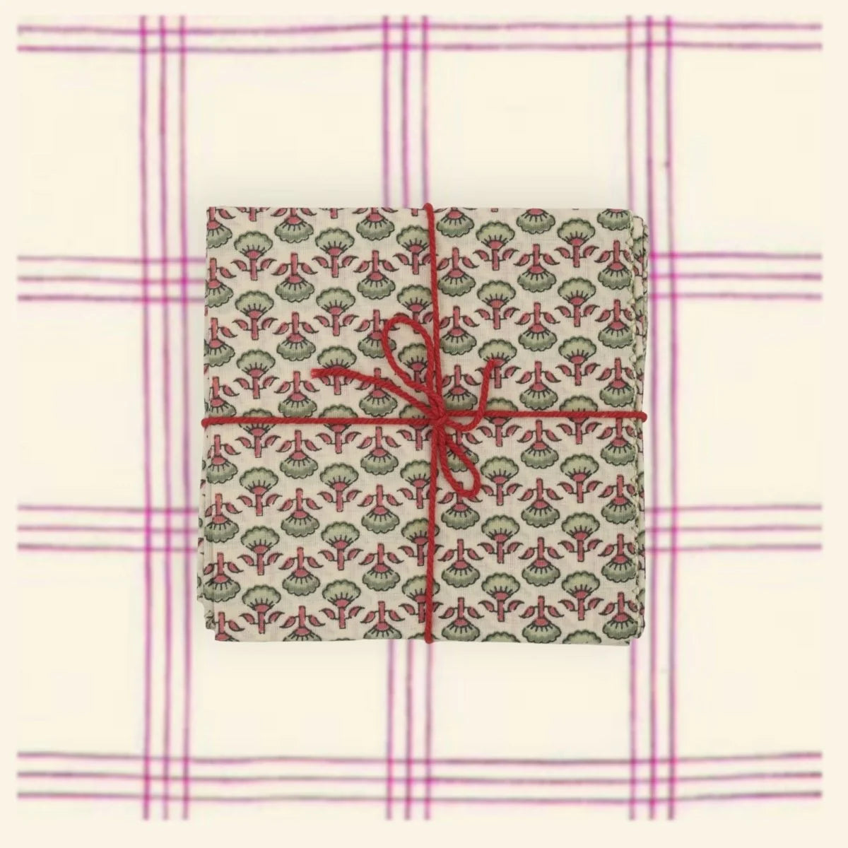 Suzette :: Napkins Dill Frosty, Set of 4