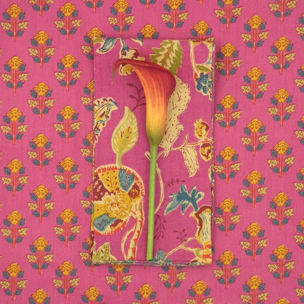 Suzette :: Napkins Liseron Carmine, Set of 4