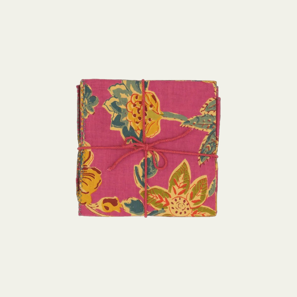 Suzette :: Napkins Liseron Carmine, Set of 4