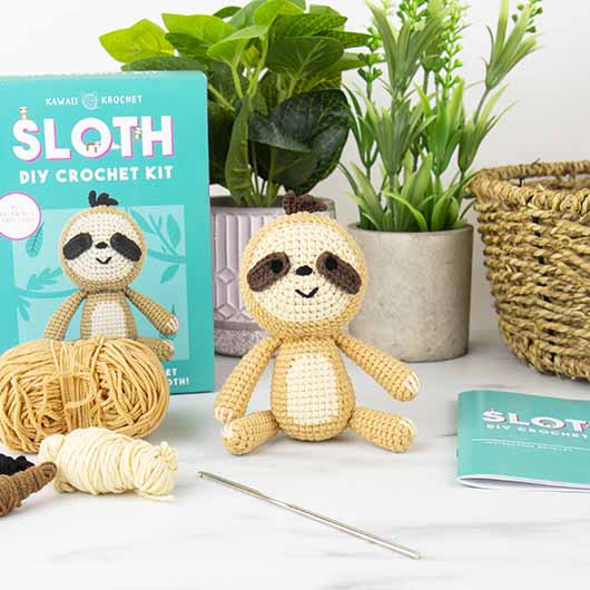 Gift Republic :: Sloth Crochet Kit