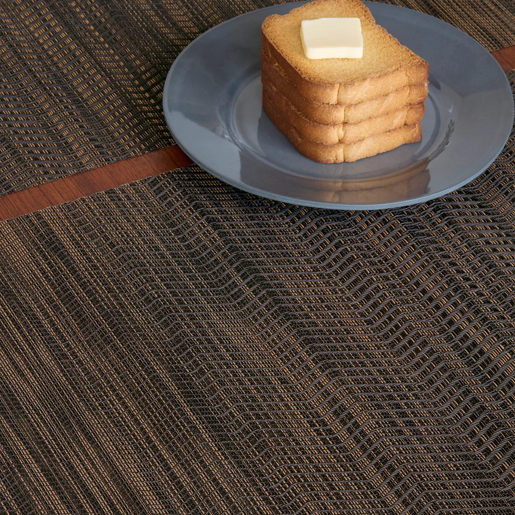 Chilewich :: Wave Placemat, Tiger Eye