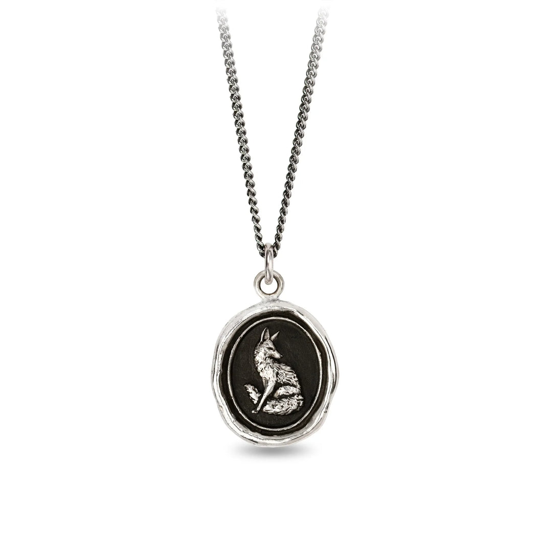 Pyrrha :: Trust in Yourself Silver Necklace 18"