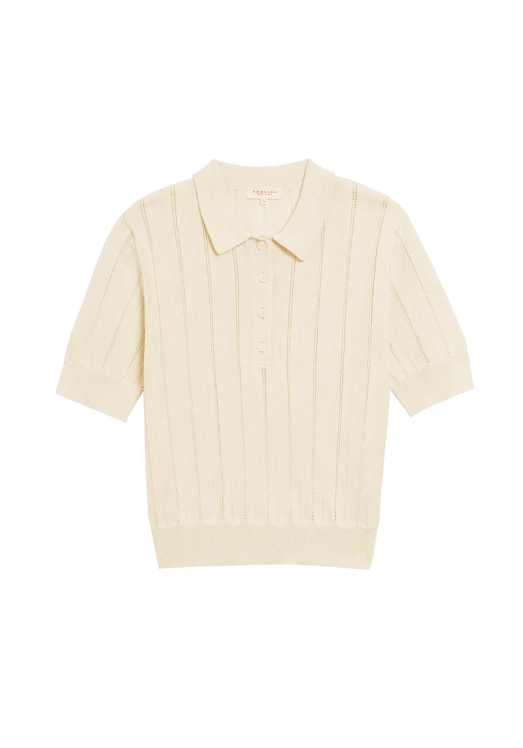 Demylee :: Vikki Pointelle Cotton Polo