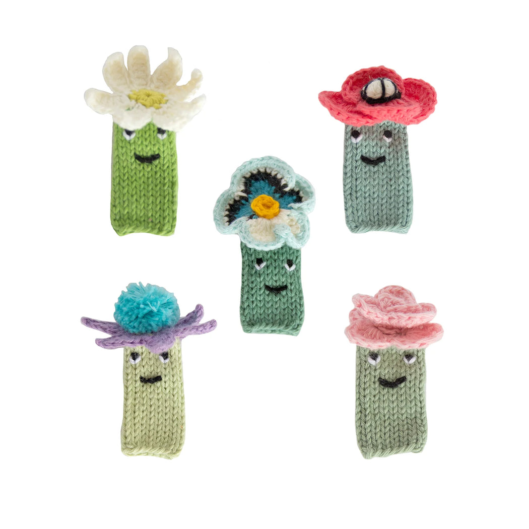 Blabla Kids :: Finger Puppets, Flower (set of 5)