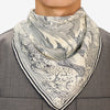 Inoui Editions :: Histoire 70 Square Scarf, White