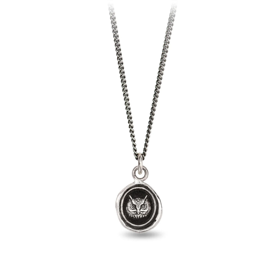 Pyrrha :: Witty Appreciation Silver Necklace 16"