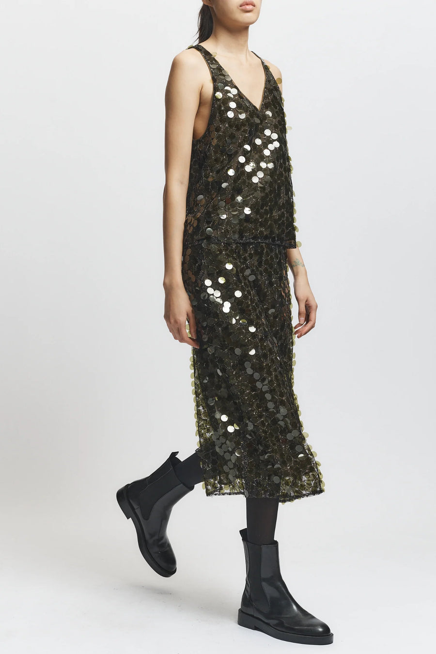 Saint Art :: Zyon Mesh Sequin Skirt